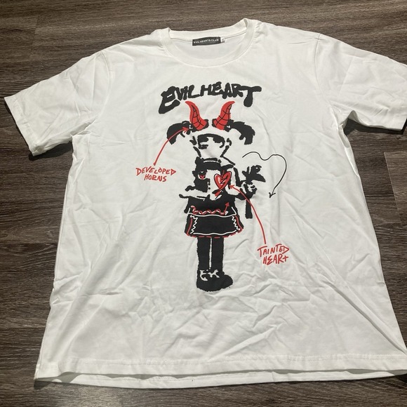 evil hearts club Other - Evil Hearts Club Shirt Mens XL White